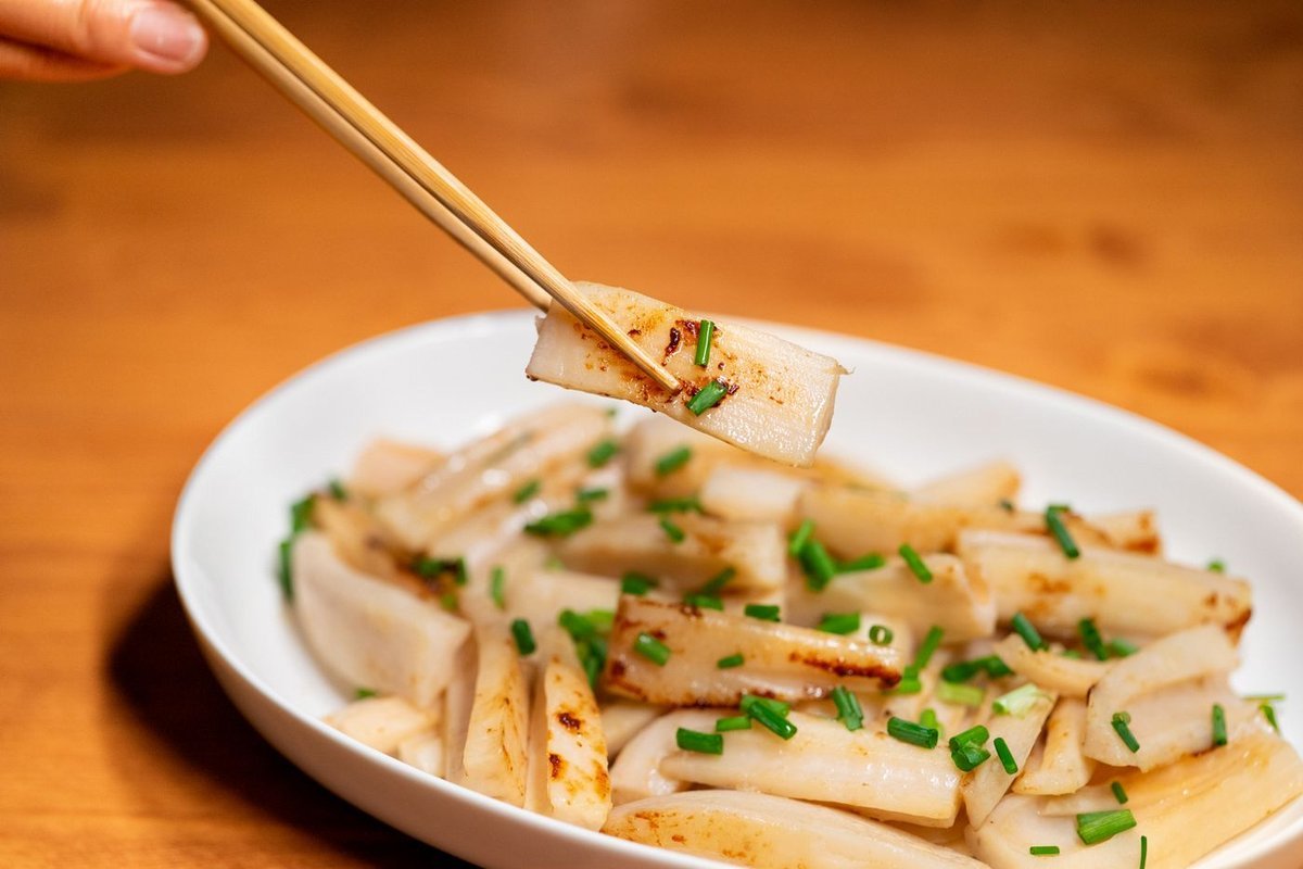 Gnocchi di riso coreani (tteok) saltati in padella